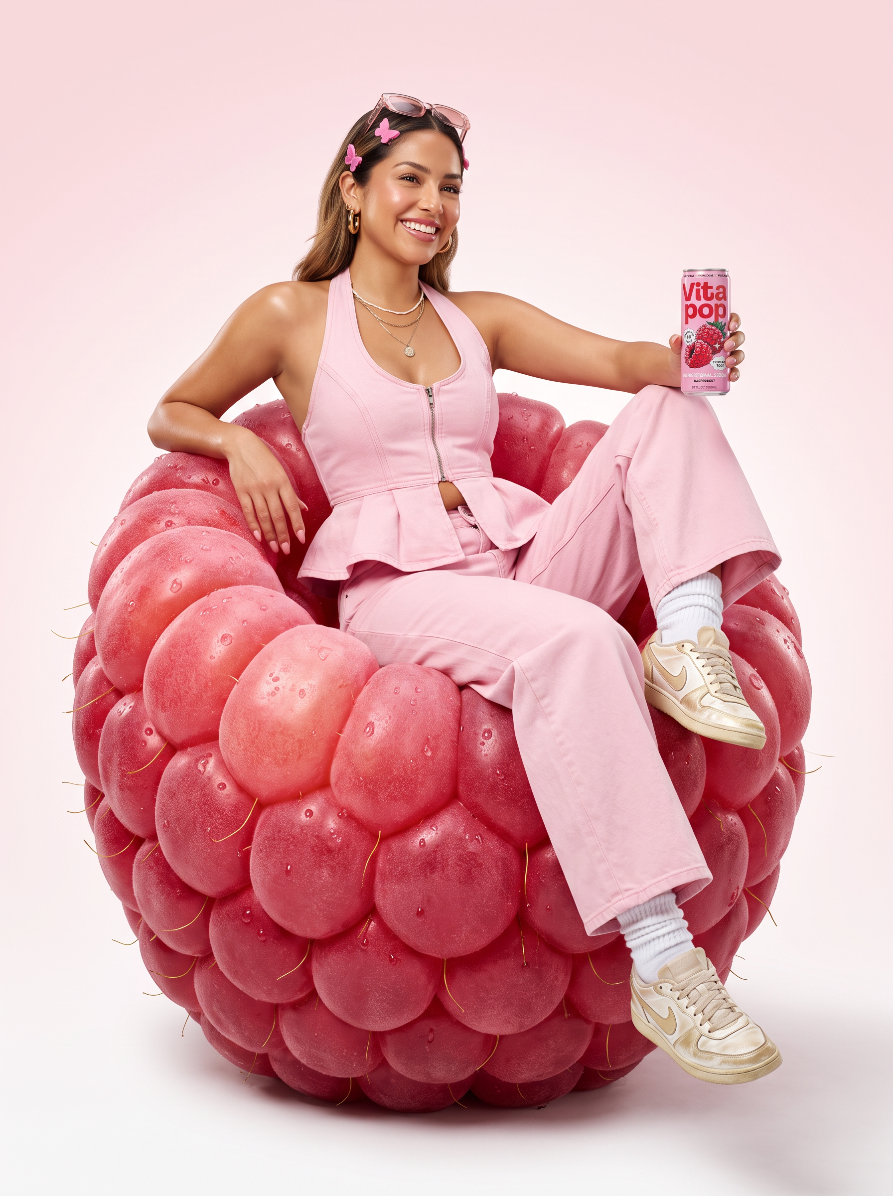 Raspberry Prebiotic Soda | Vita Pop – 12 x 12oz